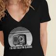 I'm Not Old I'm Classic Radio Retro Nostalgia Women's Jersey Short Sleeve Deep V-Neck Tshirt I'm Not Old I'm Classic Radio Retro Nostalgia Women's Jersey Short Sleeve Deep V-Neck Tshirt