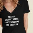 Inspirational Graduation Quotes 2024 Class For Her & For Him Women's Jersey Short Sleeve Deep V-Neck Tshirt