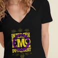 Intersex Emo Introvert Pride Trendy Mystic Teen Goth Style Women's Jersey Short Sleeve Deep V-Neck Tshirt Intersex Emo Introvert Pride Trendy Mystic Teen Goth Style Women's Jersey Short Sleeve Deep V-Neck Tshirt