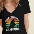 INTJ Introverts Shy Introvert Overthinking Champion Women's Jersey Short Sleeve Deep V-Neck Tshirt INTJ Introverts Shy Introvert Overthinking Champion Women's Jersey Short Sleeve Deep V-Neck Tshirt