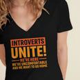 Introvert Antisocial Sarcasm Introverts Unite Anti Social Women's Jersey Short Sleeve Deep V-Neck Tshirt Introvert Antisocial Sarcasm Introverts Unite Anti Social Women's Jersey Short Sleeve Deep V-Neck Tshirt