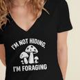 Introvert Mushroom Forager Humor Women's Jersey Short Sleeve Deep V-Neck Tshirt Introvert Mushroom Forager Humor Women's Jersey Short Sleeve Deep V-Neck Tshirt