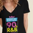 Introvert But Willing To Discuss 90s R&B 1990s Kid Women's Jersey Short Sleeve Deep V-Neck Tshirt Introvert But Willing To Discuss 90s R&B 1990s Kid Women's Jersey Short Sleeve Deep V-Neck Tshirt