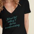 Introvert But Willing To Discuss Miniature Making Women's Jersey Short Sleeve Deep V-Neck Tshirt Introvert But Willing To Discuss Miniature Making Women's Jersey Short Sleeve Deep V-Neck Tshirt