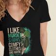 Introverted Murder Shows True Crime Lovers Introvert Women's Jersey Short Sleeve Deep V-Neck Tshirt Introverted Murder Shows True Crime Lovers Introvert Women's Jersey Short Sleeve Deep V-Neck Tshirt