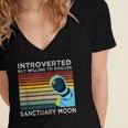 Introverted But Willing To Discuss Sanctuary Moon Women's Jersey Short Sleeve Deep V-Neck Tshirt Introverted But Willing To Discuss Sanctuary Moon Women's Jersey Short Sleeve Deep V-Neck Tshirt