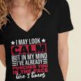 Introverts I May Look Calm But In My Head Women's Jersey Short Sleeve Deep V-Neck Tshirt Introverts I May Look Calm But In My Head Women's Jersey Short Sleeve Deep V-Neck Tshirt