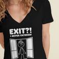 Irony Sarcasm Introvert Dry Humor Comic Cartoon Geek Nerd Women's Jersey Short Sleeve Deep V-Neck Tshirt Irony Sarcasm Introvert Dry Humor Comic Cartoon Geek Nerd Women's Jersey Short Sleeve Deep V-Neck Tshirt