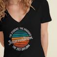 Journalism Graduation Senior Graduate Senioritis College Women's Jersey Short Sleeve Deep V-Neck Tshirt