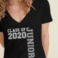 Junior Class Of 2020 Shirt Graduation Apparel Tee Women's Jersey Short Sleeve Deep V-Neck Tshirt