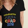 Kids Kindergarten Graduation Graduate Shirt Women's Jersey Short Sleeve Deep V-Neck Tshirt