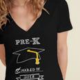 Kids Pre-K School Graduation Nailed It 2018 TShirt Boy Girl Women's Jersey Short Sleeve Deep V-Neck Tshirt