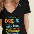 Kids So Long PRE-K It's Been Fun Graduation Women's Jersey Short Sleeve Deep V-Neck Tshirt