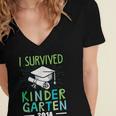 Kindergarten Graduation Graduate t Shirt 2018 Women's Jersey Short Sleeve Deep V-Neck Tshirt