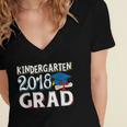 Kindergarten Graduation Shirt Boys Girls Graduate Women's Jersey Short Sleeve Deep V-Neck Tshirt