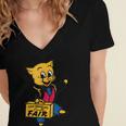 LA Fair Los Angeles County Vintage Nostalgia Women's Jersey Short Sleeve Deep V-Neck Tshirt