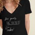 Last Day Of School Shirt For Teachers Graduation Women's Jersey Short Sleeve Deep V-Neck Tshirt