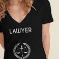Lawyer Law Student Tee School Graduation T-Shirt Women's Jersey Short Sleeve Deep V-Neck Tshirt