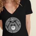 LDS Seminary Graduation Alarm Clock Mormon Shirt Women's Jersey Short Sleeve Deep V-Neck Tshirt