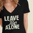 Leave Me Alone I Introvert Women's Jersey Short Sleeve Deep V-Neck Tshirt Leave Me Alone I Introvert Women's Jersey Short Sleeve Deep V-Neck Tshirt