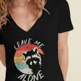 Leave Me Alone Raccoon Lover Introvert Antisocial Shy INTP Women's Jersey Short Sleeve Deep V-Neck Tshirt Leave Me Alone Raccoon Lover Introvert Antisocial Shy INTP Women's Jersey Short Sleeve Deep V-Neck Tshirt