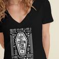 I Left My Coffin For This Introvert Spooky Regret Women's Jersey Short Sleeve Deep V-Neck Tshirt