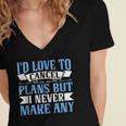 I Would Love To Cancel Plans But i Never Make Any Introvert Women's Jersey Short Sleeve Deep V-Neck Tshirt I Would Love To Cancel Plans But i Never Make Any Introvert Women's Jersey Short Sleeve Deep V-Neck Tshirt