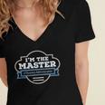 Master Of Business Administration MBA Graduation Shirt Women's Jersey Short Sleeve Deep V-Neck Tshirt