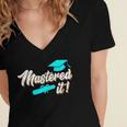 Mastered It Master Graduation Man Master 2026 Women's Jersey Short Sleeve Deep V-Neck Tshirt