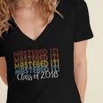 Mastered It Masters Degree Graduation Shirt For Him Her Women's Jersey Short Sleeve Deep V-Neck Tshirt