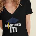 Mastered ItShirt Graduation Men Graduate Women's Jersey Short Sleeve Deep V-Neck Tshirt