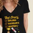 Master's Thesis Passed Goal Digger Master's Graduation Women's Jersey Short Sleeve Deep V-Neck Tshirt