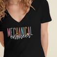 Mechanical Engineer Graduation Engineer Student Engineering Women's Jersey Short Sleeve Deep V-Neck Tshirt