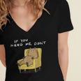If You Need Me Don’t Introvert Capybara Sarcastic Women's Jersey Short Sleeve Deep V-Neck Tshirt If You Need Me Don’t Introvert Capybara Sarcastic Women's Jersey Short Sleeve Deep V-Neck Tshirt