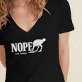 Nope Not Today Ostrich Sarcastic Introvert Humor Women's Jersey Short Sleeve Deep V-Neck Tshirt Nope Not Today Ostrich Sarcastic Introvert Humor Women's Jersey Short Sleeve Deep V-Neck Tshirt