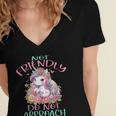Not Friendly Do Not Approach Women & Girls Unicorn Cute Introvert & Humor Lovers For Women V-Neck Classic Fit Modern Short Sleeve Women's Jersey Short Sleeve Deep V-Neck Tshirt Not Friendly Do Not Approach Women & Girls Unicorn Cute Introvert & Humor Lovers For Women V-Neck Classic Fit Modern Short Sleeve Women's Jersey Short Sleeve Deep V-Neck Tshirt