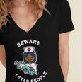 Nurse & Graduation Women's Jersey Short Sleeve Deep V-Neck Tshirt