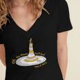 Oh The Places You’Ll Go 2025 Graduation Women's Jersey Short Sleeve Deep V-Neck Tshirt