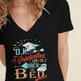 OK I Graduated Can I Go Back To Bed Now Graduation Women's Jersey Short Sleeve Deep V-Neck Tshirt