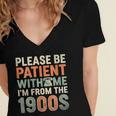 Old People Please Be Patient With Me I'm From The 1900s Women's Jersey Short Sleeve Deep V-Neck Tshirt Old People Please Be Patient With Me I'm From The 1900s Women's Jersey Short Sleeve Deep V-Neck Tshirt