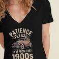 Patience Please I'm From The 1900s Old Car Women's Jersey Short Sleeve Deep V-Neck Tshirt Patience Please I'm From The 1900s Old Car Women's Jersey Short Sleeve Deep V-Neck Tshirt