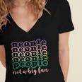 People Not a Big Fan Sarcastic Introvert Humor Women's Jersey Short Sleeve Deep V-Neck Tshirt People Not a Big Fan Sarcastic Introvert Humor Women's Jersey Short Sleeve Deep V-Neck Tshirt