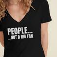 People Not A Big Fan Tshirt As a Sarcastic Introvert Women's Jersey Short Sleeve Deep V-Neck Tshirt People Not A Big Fan Tshirt As a Sarcastic Introvert Women's Jersey Short Sleeve Deep V-Neck Tshirt