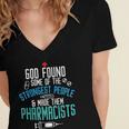 Pharmacist Christian Pharmacy Student PharmD Graduation Women's Jersey Short Sleeve Deep V-Neck Tshirt