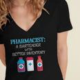 Pharmacist T-Shirt Gag Graduation PharmD Women's Jersey Short Sleeve Deep V-Neck Tshirt