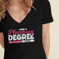 Pharmacy Degree Loading Future Pharmacist Graduation Women's Jersey Short Sleeve Deep V-Neck Tshirt