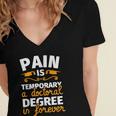 PhD Graduation PhD Graduate For Doctoral Grad Women's Jersey Short Sleeve Deep V-Neck Tshirt