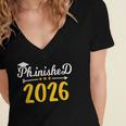 Phinally Done 2026 Doctorate PhD PhD Graduation 2026 Women's Jersey Short Sleeve Deep V-Neck Tshirt