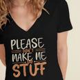 Please Don't Make Me Do Stuff Introvert Teen Lazy Gag Women's Jersey Short Sleeve Deep V-Neck Tshirt Please Don't Make Me Do Stuff Introvert Teen Lazy Gag Women's Jersey Short Sleeve Deep V-Neck Tshirt