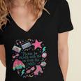Please Be Patient With Me I'm From The 1900s 90s Women Women's Jersey Short Sleeve Deep V-Neck Tshirt Please Be Patient With Me I'm From The 1900s 90s Women Women's Jersey Short Sleeve Deep V-Neck Tshirt